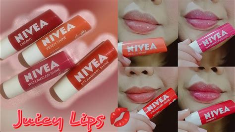 Let Your Lips Shine Get That Juicy Lips With Nivea Caring Lip Balm