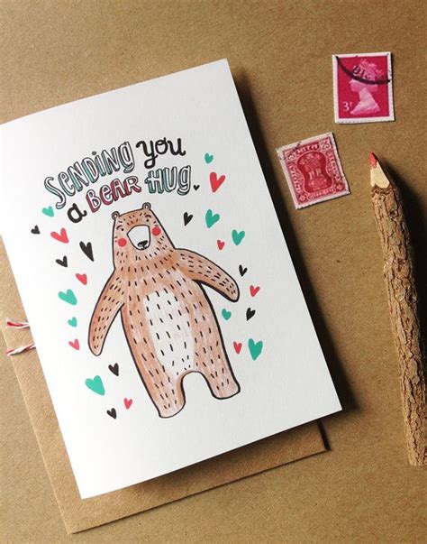 1 that means it's super easy to pitch in or get paid back for all sorts of things like the neighborhood block party or getting paid back for covering the cost of a vacation rental for a group of. Send someone special a bear hug with this charming card from Ello Lovey #etsy #bearhug | Bear ...
