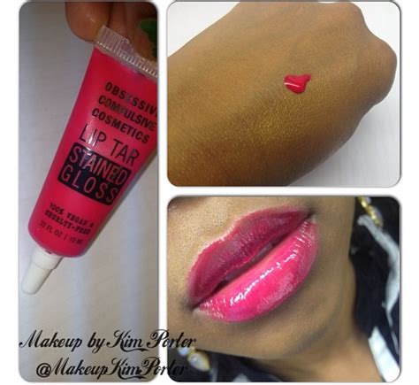 Review Obsessive Compulsive Cosmetics Lip Tar Stained Gloss New Wave