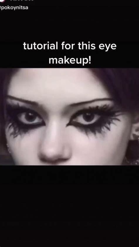 Goth Alt Eye Makeup Eyeliner Tutorial By Pokoynitsa On Tiktok Eye