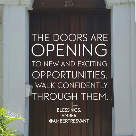 Open Doors Quote Inspiration
