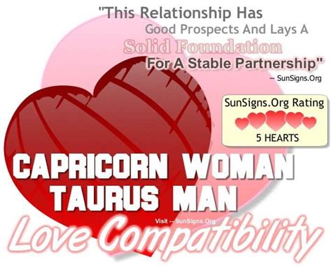 Capricorn Woman And Taurus Man A Solid And Stable Relationship
