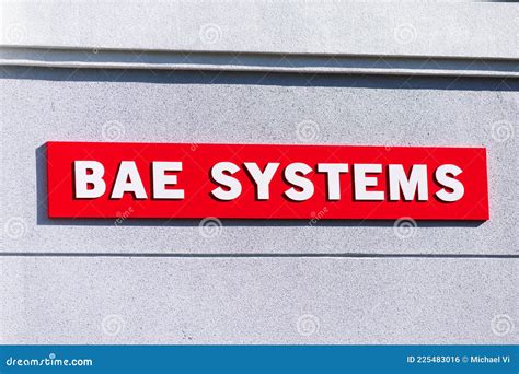 Bae Systems Sign At British Multinational Arms Security And Aerospace