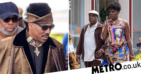 With eddie murphy, arsenio hall, shari headley, jermaine fowler. First pictures: Prince Akeem is back for Coming to America ...