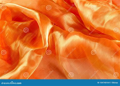 Background Texture Pattern Cloth Is Orange Stock Photo Image Of