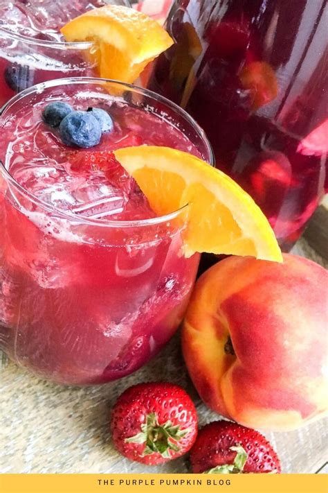 Berry Peach Non Alcoholic Sangria Mocktail A Refreshing Summer Drink