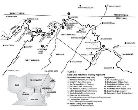 Civil War Railroads Map
