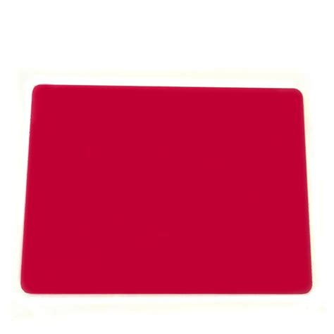 Rectangular Cake Board In Solid Red Acrylic 6 Sizes