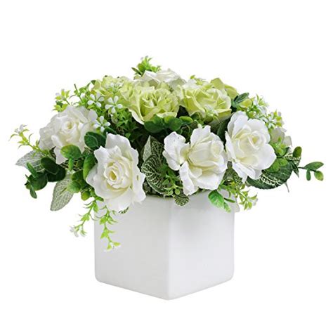 Decorative Artificial Flowers Ivory Rose Floral