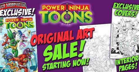 Sean Forney — Power Ninja Toons Original Art Is Now On Sale See
