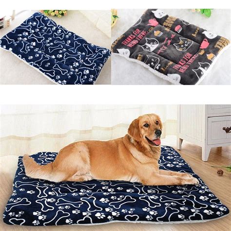 Pet Washable House Blanket Large Dog Bed Cushion Mattress Kennel Soft