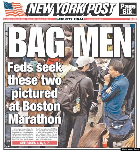 Your source for breaking news, news about new york, sports, business, entertainment, opinion, real estate, culture, fashion, and more. New York Post's Boston 'Bag Men' Front Page Called 'A New ...
