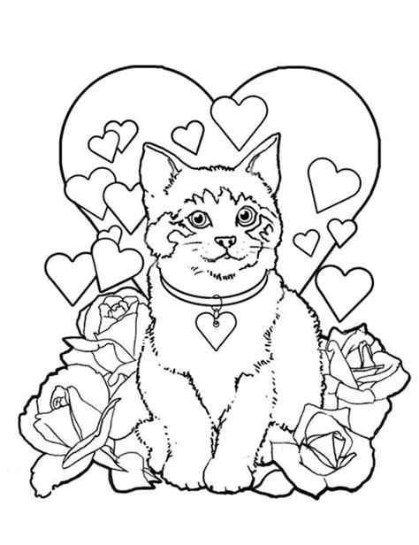 Princess Cat Coloring Pages At Getdrawings Free Download