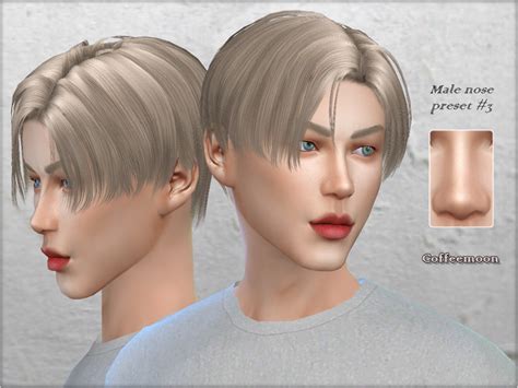 Male Nose Preset 3 By Coffeemoon The Sims 4 Catalog