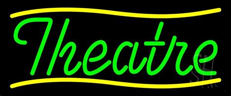 Green Theatre Led Neon Sign Theater Neon Signs Everything Neon