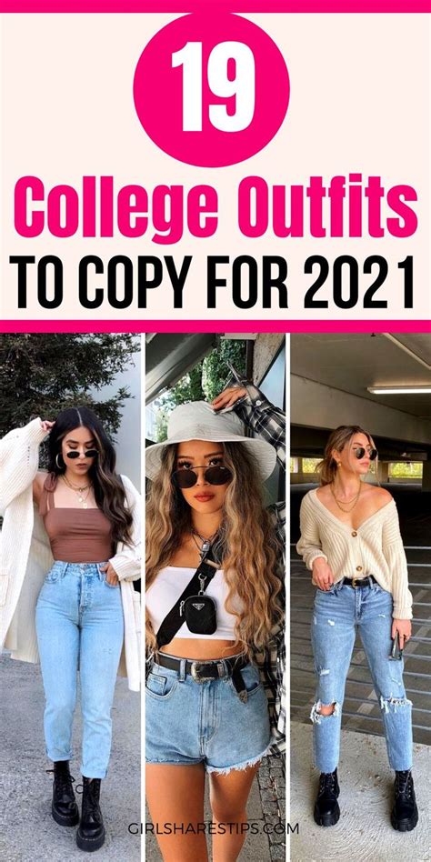 19 trendy college outfits 2021 casual college outfits outfit inspo simple outfits for
