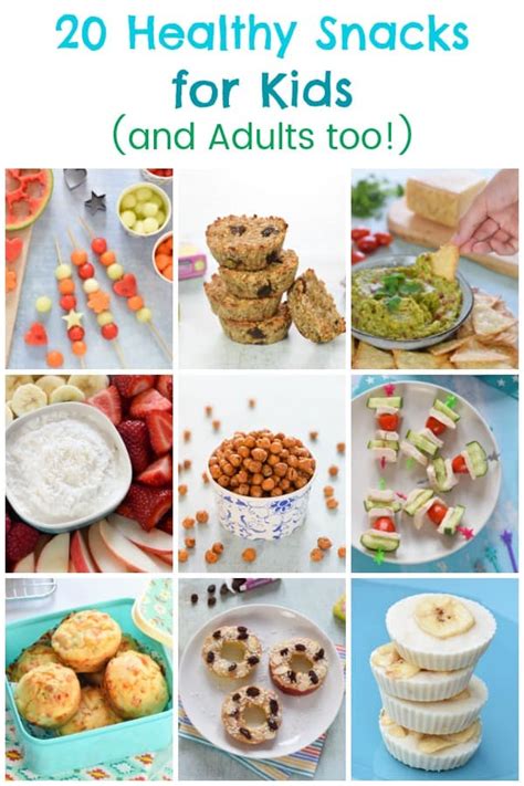 20 Healthy Snack Ideas For Kids And Adults Too