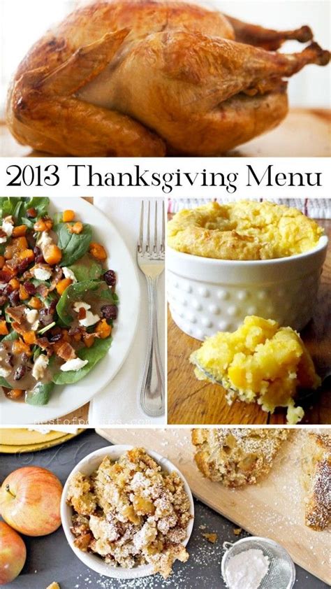 What are some side dishes you've done or tried that you recommend? My Thanksgiving Meal Plan | Thanksgiving recipes ...