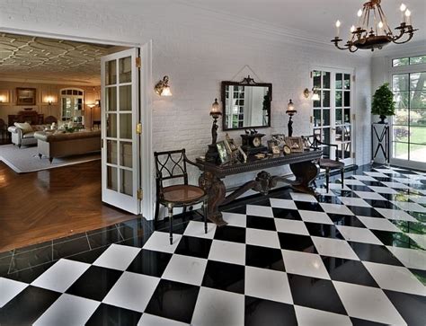 Black And White Floor Tiles Ideas With Images