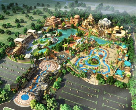 You can enjoy splashing in their water theme park or playing by the beach. Silk Road Jeju theme park | Theme park planning, Amusement ...