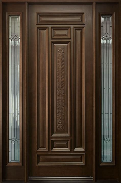 Front Single Door Designs In Kerala Style Wooden Front Door Design