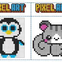 Dessin pixel vierge a imprimer les dessins et coloriage. Grille Pixel Art Vierge A Imprimer