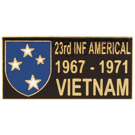Us Army 23rd Infantry Division Vietnam Pin 1 18 Michaels