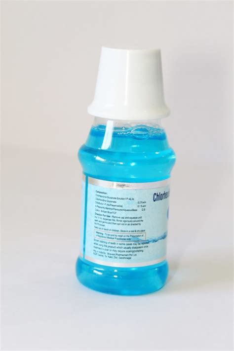 chlorsept mw chlorhexidine gluconate mouth wash oral rinse orion life science