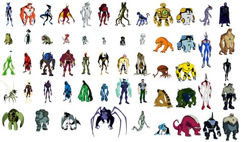 Ben 10 All Aliens Names And Pictures