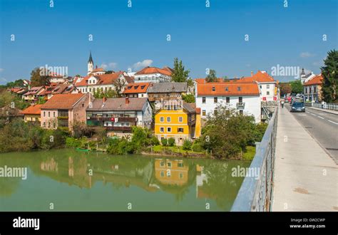 Novo Mesto City Slovenia Stock Photo Alamy