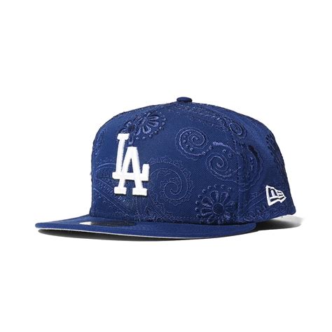 New Era Los Angeles Dodges 59fifty Flower Enbroid Blue Homegame Tokyo