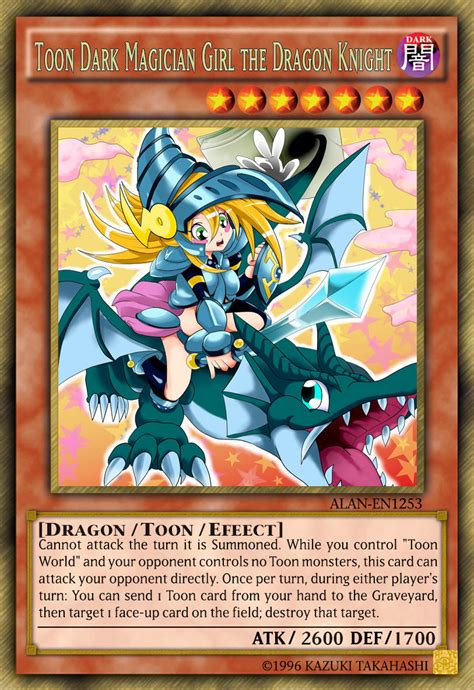 Toon Dark Magician Girl The Dragon Knight By Alanmac95 On Deviantart