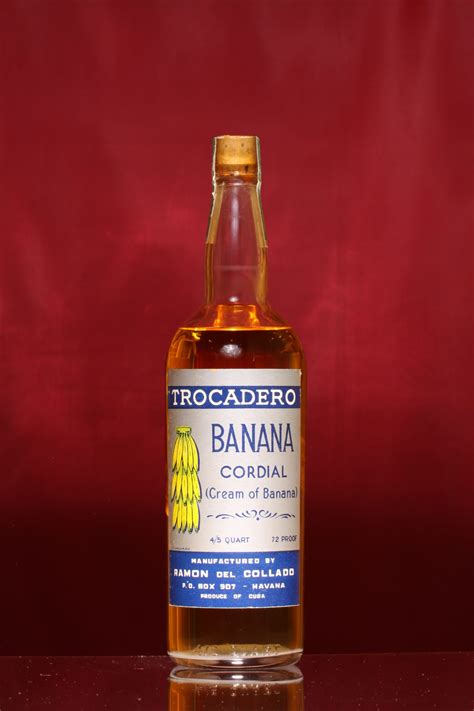 Banana Cordial Trocadero The Liquor Collection
