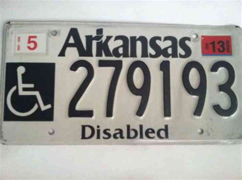 2013 Arkansas expired license plate tag ( 279193 ) The