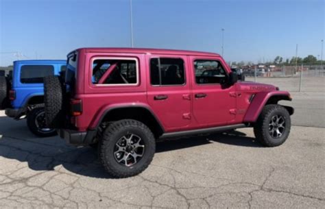 Pretty In Pink 2021 Jeep® Wrangler Officially Gets New Pink Tuscadero