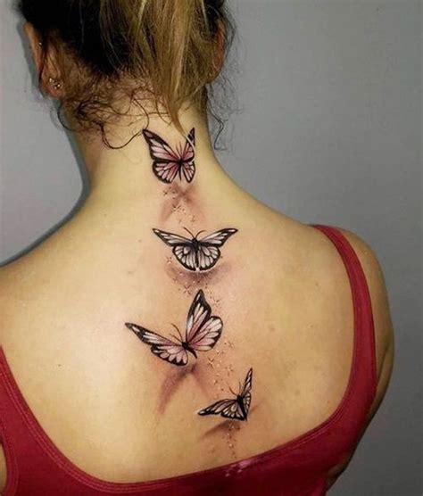 Originales Tatuajes De Mariposas Y Su Significado Back Tattoos Foot