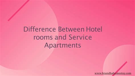 Ppt Difference Between Hotel Rooms And Apartments Powerpoint