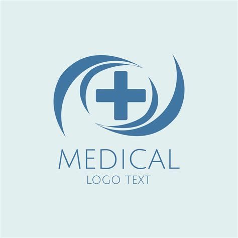 Blue Medical Care Service Logo Vector Download Free Vectors Clipart