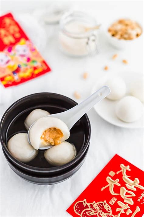 Peanut Tang Yuan Glutinous Rice Balls • Curious Cuisiniere