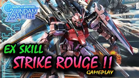 Gundam Battle Gunpla Warfare Strike Rouge Ex Skill Gameplay