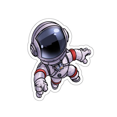 Astronaut Sticker Spaceman Sticker Space Sticker Cute Etsy