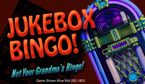 Jukebox Bingo Logo Game Shows Alive