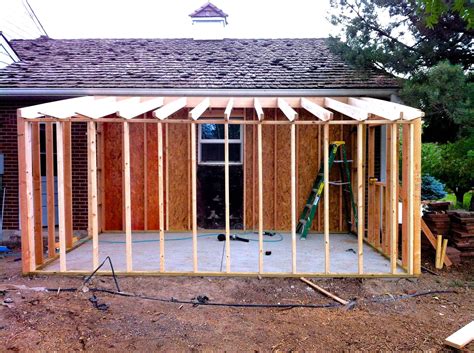 Shed Roof Garage Addition Shed Storage Plans