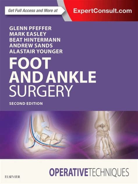 Operative Techniques Foot And Ankle Surgery By Pfeffer 2nd Edition