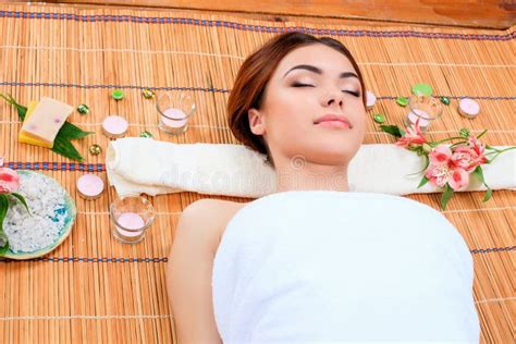 Beautiful Young Woman At A Spa Salon Stock Photo Image Of Body