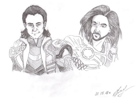 Loki And Thor By Nicky Devil On Deviantart