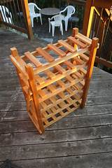 Pictures of Homemade Wine Storage Rack