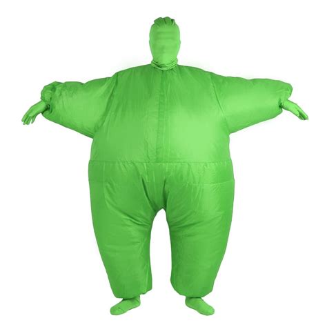 Inflatable Fat Chub Body Skin Suit Fancy Blow Up Costume Adult Jumpsuit