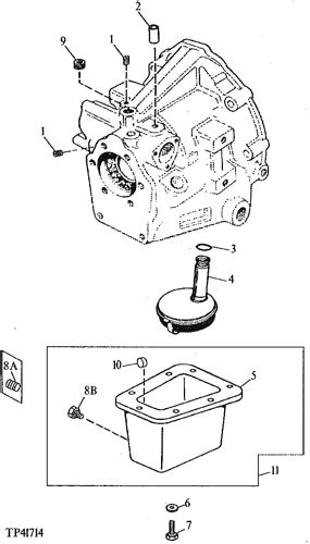 310c Backhoe Loader Reverser Oil Pan And Suction Filter 01e01 Epc