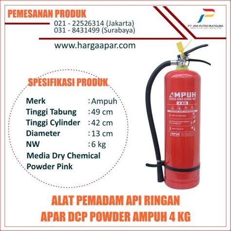 Jual Alat Pemadam Api Ringan Apar Dcp Powder Ampuh Kg Di Lapak Jakarta Safety And Security